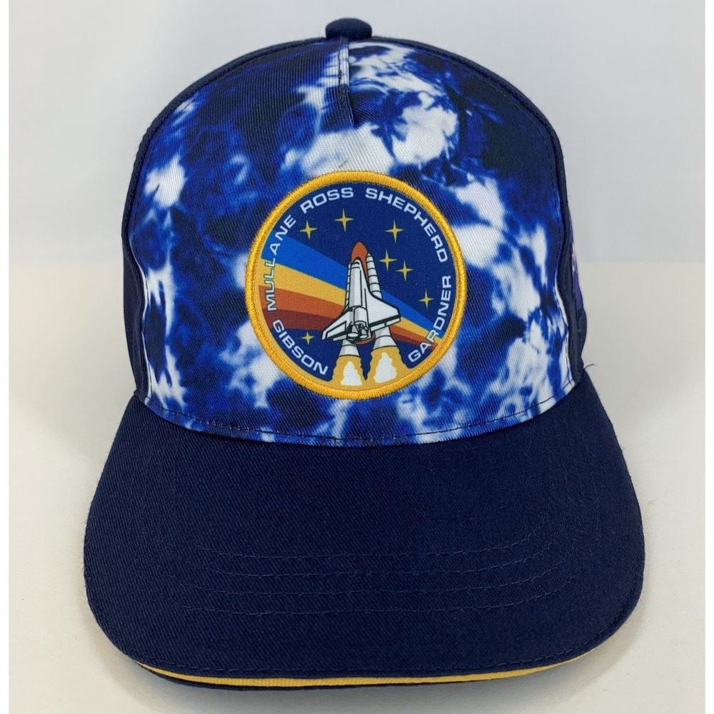 NASA YOUTH Hat Mullane Ross Shepherd Gardner Gibson Shuttle Snapback Mesh Cap